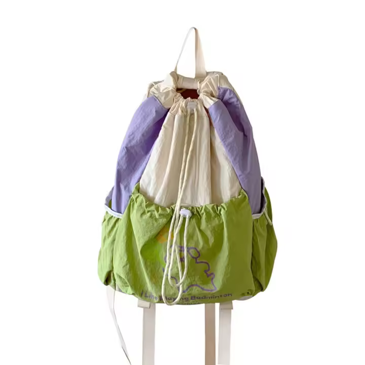 Mochila de almacenamiento de raqueta deportiva con dibujos de cachorros, bolso de hombro ligero de nailon para Fitness, bolso de mano de gran capacidad - 1
