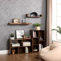 Estantería con 5 Compartimentos, Mueble de Almacenamiento para Libros, partición separadora, 24 x 50 x 80 cm, - details 5