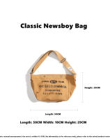 Bolso cruzado de estilo retro americano MADEN Gran capacidad, lino para forro, tela de lona para exterior Bolsos y viajes para hombres jóvenes universitarios - details 0