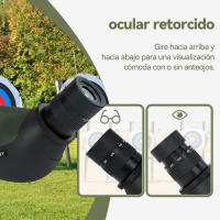 SVBONY SA412 Telescopio FMC HD de 20-60X80 mm con trípode y cámara WiFi SC001 - details 13