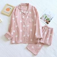 Nuevo Conjunto De Pijamas Primavera/Otoño Para Mujer Algodón 100% Manga Larga Pantalones Largos Estilo Dulce Y Amoroso - details 2