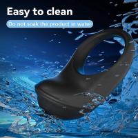 Empaque privado Vibrador Sexy con Control por APP para Hombres Anillo de Retraso de Eyaculación Juguetes Anillo de Bloqueo Suministros Sexuales para Hombres Adultos 18+ - details 13