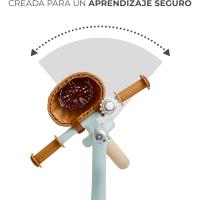 Bicicleta sin pedales rápida, bicicleta de equilibrio, partir a partir de 3 años, sólida, para niñas y niños, segura, ajustable, solo 3.7 kg, retro - details 20