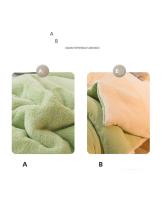 Funda de edredón de doble uso de lana de cordero de imitación, funda de edredón cálida de franela, manta de doble cara, Otoño e Invierno - details 5