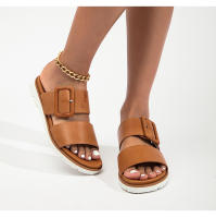 Sandalias de verano para mujer, con suela gruesa, estilo informal, antideslizantes, para embarazadas, 2025 - details 6