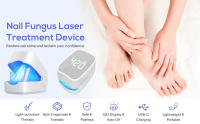 Dispositivo láser mejorado para hongos en las uñas con pantalla de tiempo Tratamiento antihongos para uñas de acción rápida de 7 minutos para múltiples uñas de los pies y de las manos, luz infrarroja de 940 nm, luz azul de 500 nm (blanco) - details 0