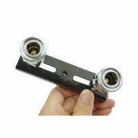 Soporte de consoladores de doble penetración, accesorio para máquina sexual Premium de calidad de acero, apto para consoladores de conector rápido - details 1
