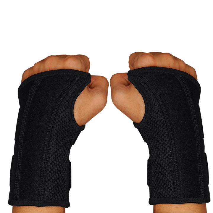 Muñequera de compresión ajustable para alivio del dolor, soporte de muñeca para la noche, estabilizador de férula de túnel carpiano para tendinitis, artritis, 1 piezas