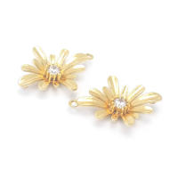 Colgantes de latón y circonita de Color dorado de 18K para mujer, joyería artesanal de alta calidad, collar, pendientes, accesorios - details 13