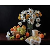 Ruopoty-pintura clásica por números para adultos, dibujo de flores, frutas y verduras, arte de pared hecho a mano, regalo - details 0
