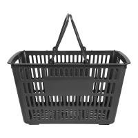Cesta de plástico, asa portátil con capacidad de 80kg, condimento de cocina plegable, organizador de baño, carrito de compras - details 1