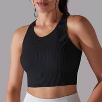 Sujetador deportivo para mujer, ropa interior, hilo sexy, informal, a rayas, sin costuras, top para gimnasio - details 4