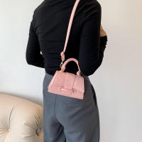Mini bolso de hombro cruzado de cuero PU vintage para mujer - details 13