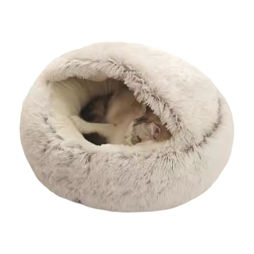 Pequeño mediano para gatito cachorro cálido perrera mascota suministros de invierno cesta estera saco de dormir cama para perro cojín para gato cama para gato casa para mascotas - 1