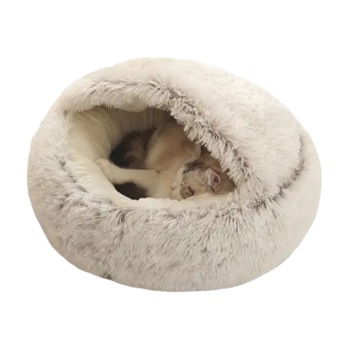 Pequeño mediano para gatito cachorro cálido perrera mascota suministros de invierno cesta estera saco de dormir cama para perro cojín para gato cama para gato casa para mascotas - 1