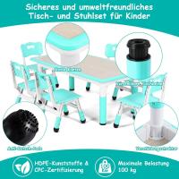 Mesa de Niños Ajustable en Altura Juego de Sillas de 4 Ideal para Jardín de Infantes y Habitación - details 12