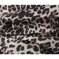 Vestido Mini de Verano con Estampado de Leopardo Manga Abullonada, Cuello en V, Lazo, Moda para Mujeres 2025 - details 10