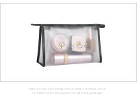 Bolsa de maquillaje portátil para viajes, gran capacidad, alta estética, estilo coreano moderno, impermeable, adecuada para estudiantes - details 29