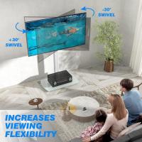 Pie para TV de 32-65 Pulgadas de Plasma LED LCD, Soporte TV Suelo con Giratorio y Altura Ajustable hasta 35 Kg, VESA Máx 400x400mm - details 1