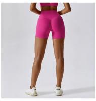 Pantalones Cortos de Yoga para Mujeres Fitness Running Ciclismo Pantalones Deportivos Transpirables Cintura Alta Entrenamiento Gimnasio Push Up Leggings de Nylon - details 4