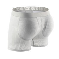 Hombres sexys ropa interior acolchada malla boxeador glúteos levantador agrandar glúteos empuje hacia arriba almohadilla calzoncillos pene bolsa bragas - details 5