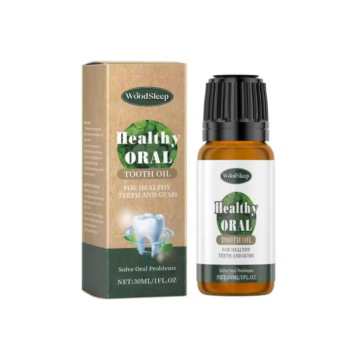 WOODSSLEEP Limpiador dental de menta para limpieza dental, refrescante olor bucal, gotas para el cuidado de las encías - 1