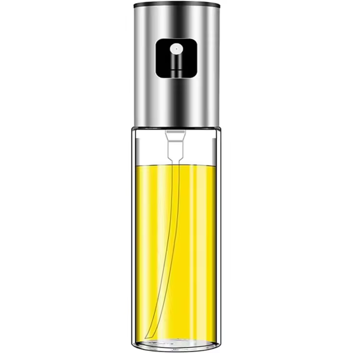 Pulverizador de Aceite De Oliva, Cristal de Acero Inoxidable, Pulverizador en espray - 1