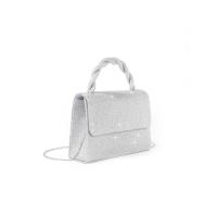 Mini nicho fino brillo mano llevar banquete oblicuo span bolsa de cena. - details 11