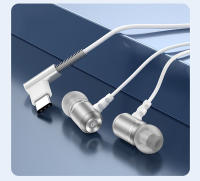 Auriculares de música para deportes electrónicos, dispositivo de audio con cable de Metal, sonido estéreo envolvente 3,5, Chip Digital tipo C, 7,1 MM, codo de 90 °, para Samsung y Android - details 6