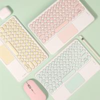 Teclado inalámbrico Bluetooth con panel táctil, Trackpad español para iPad Pro Air, Xiaomi, Huawei, Android, tableta Windows - details 0