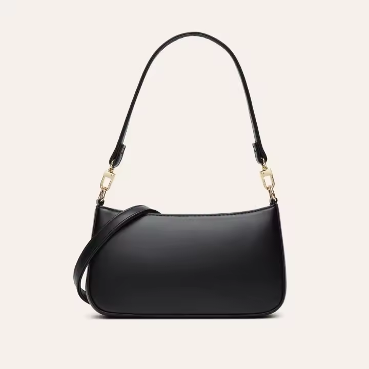 Bolso de hombro portátil de mujer 2025 otoño e invierno nueva moda retro nicho de alta gama con textura para debajo del brazo. - 1