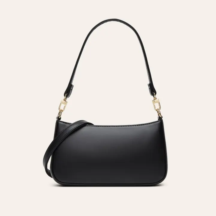 Bolso de hombro portátil de mujer 2025 otoño e invierno nueva moda retro nicho de alta gama con textura para debajo del brazo. - 1