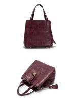 Bolso Bandolera Para Mujer CH Embossed Con Diseño De Impresión De Letras Gran Capacidad Elegante Temperamento Bolso De Mano Casual - details 16