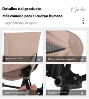 Silla reclinable jardin plegable portatil al aire libre multifunción Camping - details 6