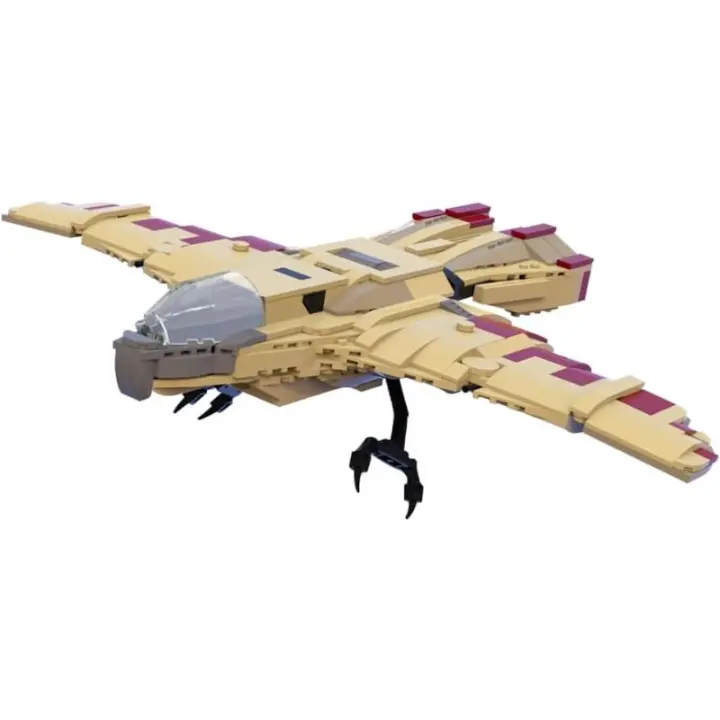 Set de Construcción de Nave espacial Hawk's Fighter Modelo de Vehículo de Juguete de la 25ª Centena - 1