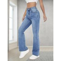 Pantalones vaqueros de cintura alta para mujer, pantalones delgados sueltos, nueva moda - details 0