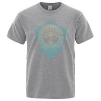 Yggdrasil Camiseta con Diseño de Árbol del Mundo para Hombre, Camisa con Patrón Estampado, Mitología Nórdica, Odin Aesir, Prenda de Marca de Moda, Verano, 2022 - details 9