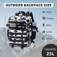 Mochila Táctica Militar Rucksack de Asalto Molle para Viajes al Aire Libre Caza y Campamento - details 2