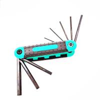 Set de Llave Plegable de 8 Herramientas Llave de Allen Metric Portátil - details 0