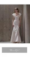 Brazo de gran tamaño que cubre la fiesta de baile de la novia, brindis de boda ligero, vestido de noche blanco, adulto - details 15
