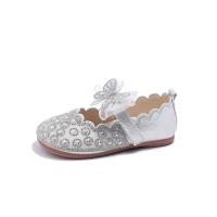 Zapatos de vestir para niñas, calzado de cuero con purpurina, diamantes de imitación, encaje, nudo de mariposa, Princesa, planos - details 22