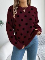 Suéter con capucha de manga larga tejido a la moda para mujer Otoño/Invierno 2024 con color a Do - details 7