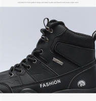 Zapatos de senderismo al aire libre para hombre, botas de montaña de invierno, zapatillas antideslizantes, zapatos de trabajo - details 2