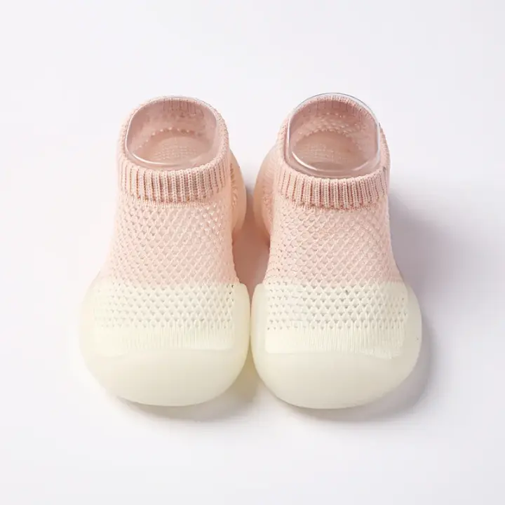 Zapatos de suela de goma suave para bebé, calcetín antideslizante para primeros pasos, botines para niño y niña de 0 a 4 años - 1