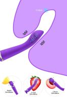 Potente vibrador AV de 20 velocidades, varita, consolador, juguete sexual, estimulador del clítoris, punto G, 2 motores, juguete para adultos para mujeres y parejas 18 - details 1