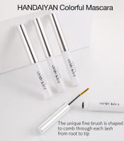 Mascarilla de pestañas de 5ML, Máscara de pestañas de colores, Gruesas, largas y rizadas, Resistente al agua, No se emborrona,Pelo de ojos de 12 colores - details 0