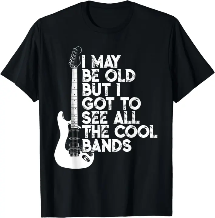 Camiseta de Hombre con Estilo Viste a los Bands Cool Old - 1