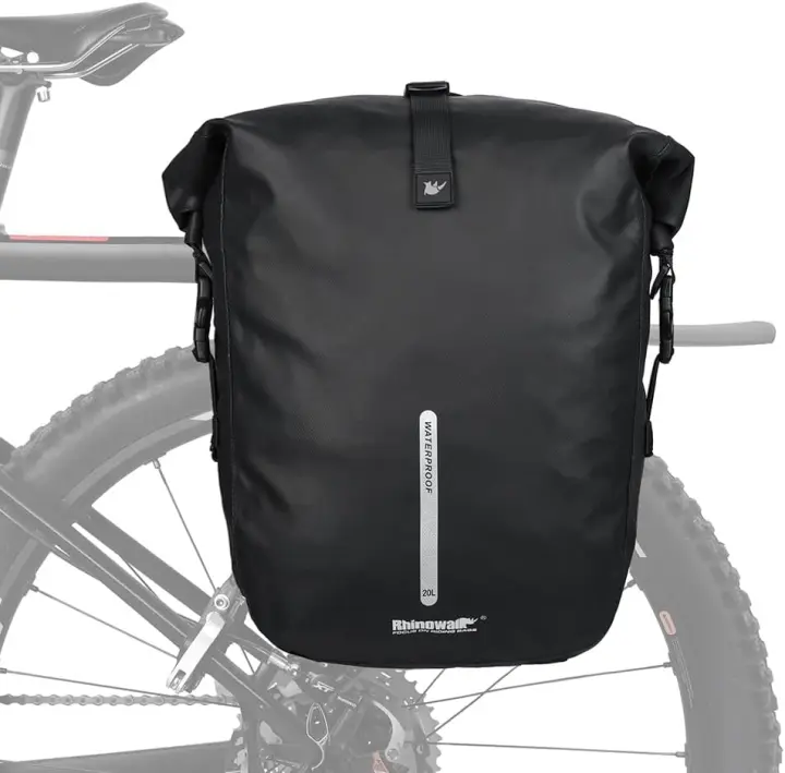 Mochila de Bicicleta Multifuncional de 20L Bolsa de Almacenamiento Trasero para Asiento Trasero - 1