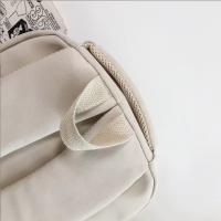 Mochila de campus juvenil para hombres y mujeres,mochila simple de gran capacidad de color sólido, escolar para estudiantes - details 16