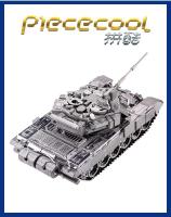 MMZ modelo Piececool rompecabezas de Metal P047 T-90A montaje de tanque kit de metal DIY 3D corte láser modelo rompecabezas juguetes regalo para adultos - details 5